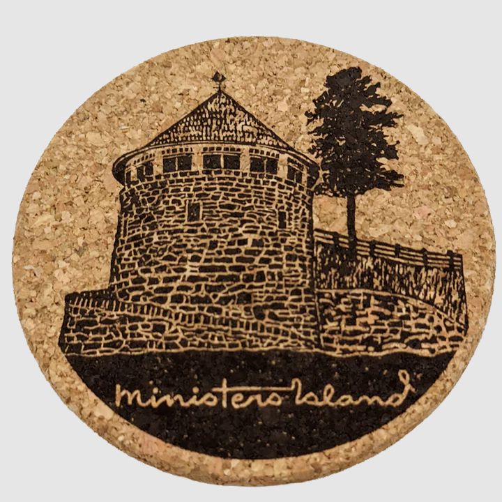 Ministers Island Bathhouse Coasters