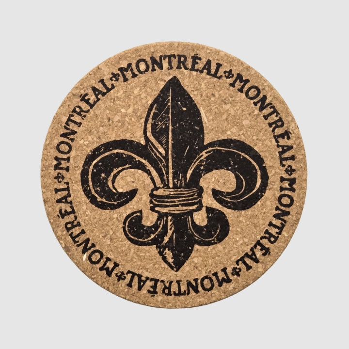 Montréal Fleur-de-lis Coasters