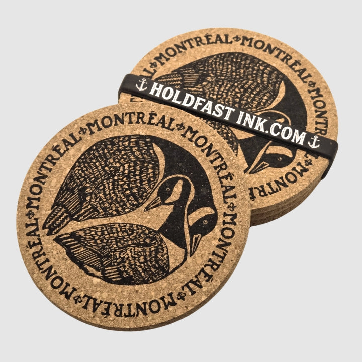 Montréal Geese Pair Coasters