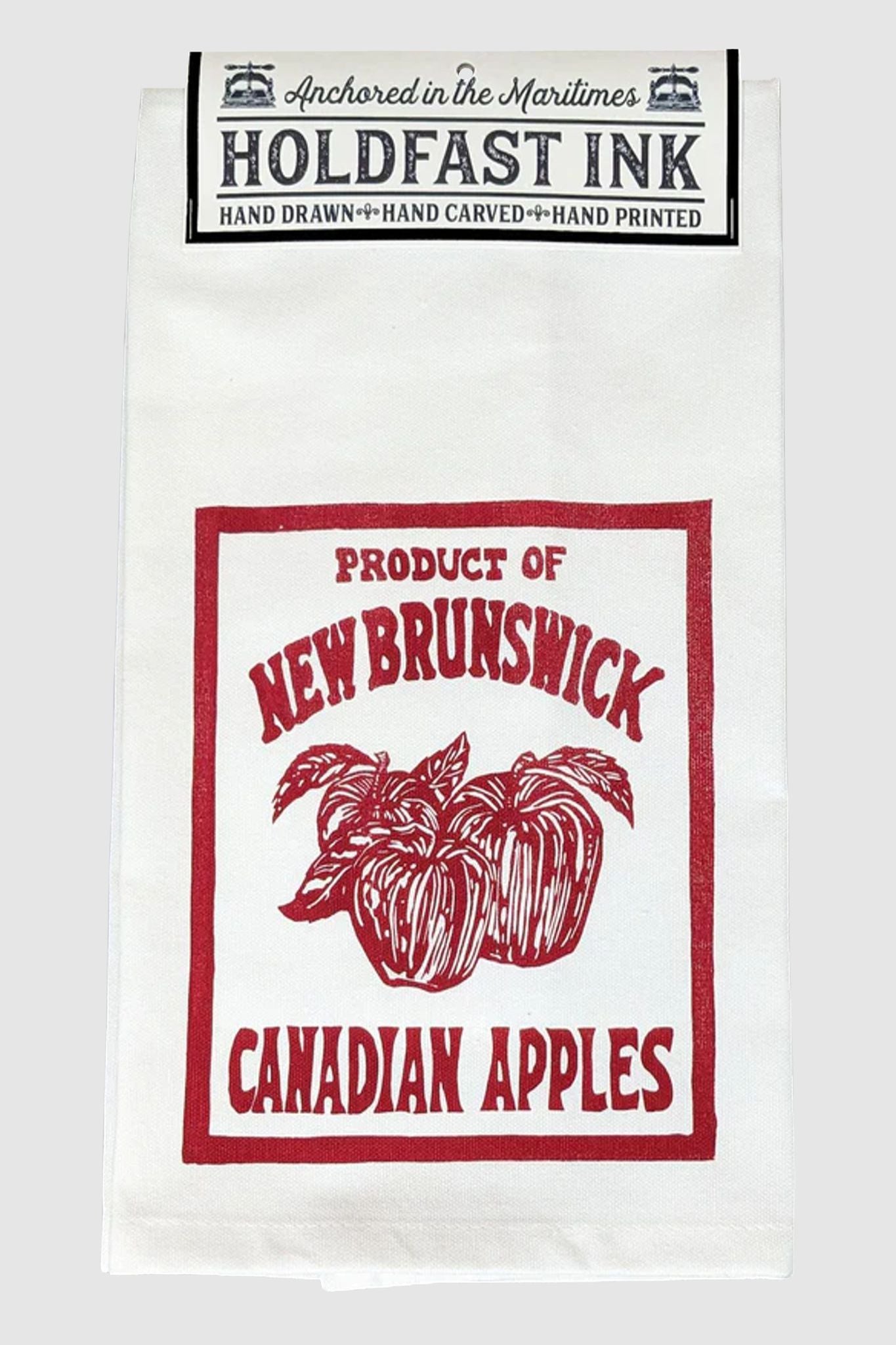 New Brunswick Apples Tea Towel