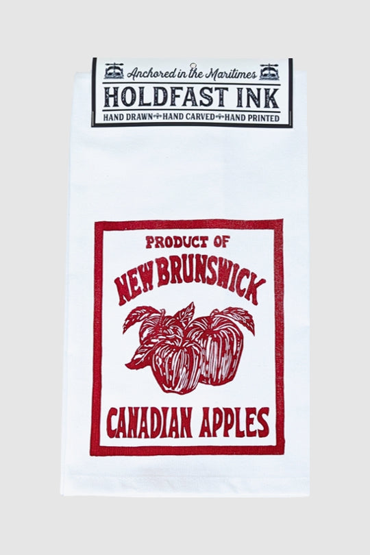 New Brunswick Apples Tea Towel