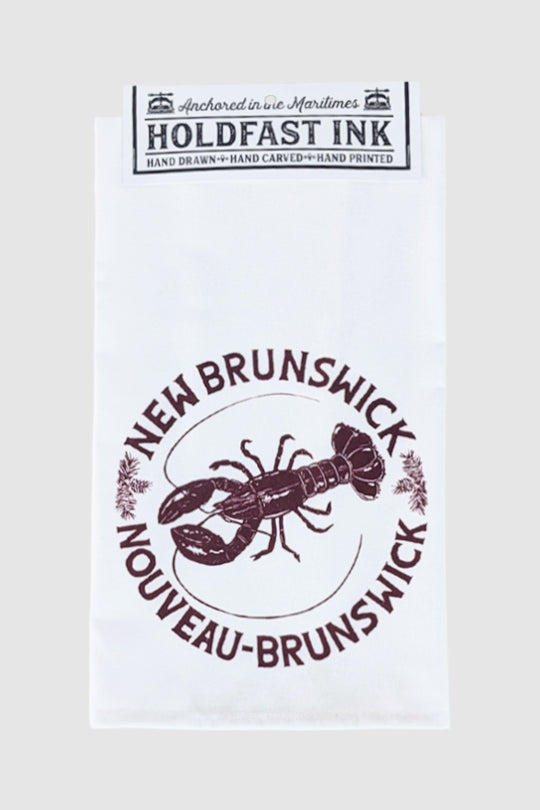 New Brunswick Bilingual Lobster Towel