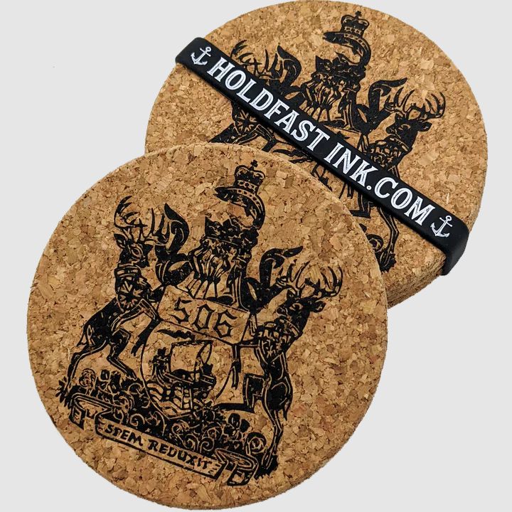 New Brunswick Coat of Arms Coasters