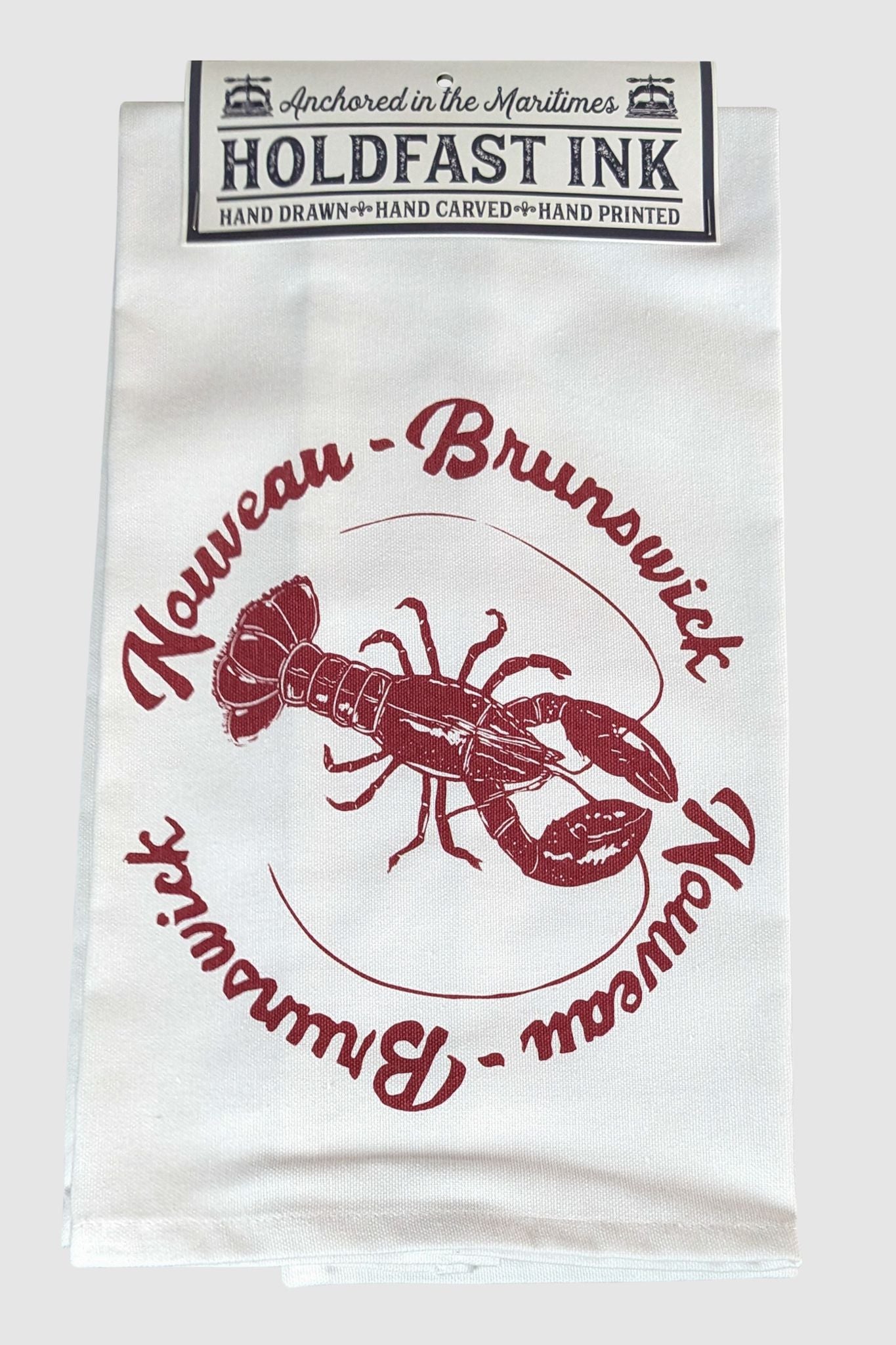 New Brunswick French Lobster Tea Towel