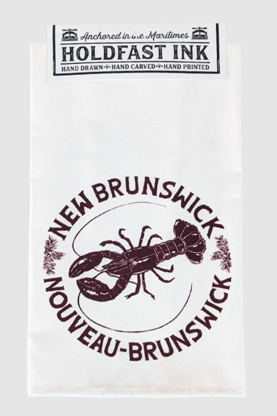New Brunswick Bilingual Lobster Towel