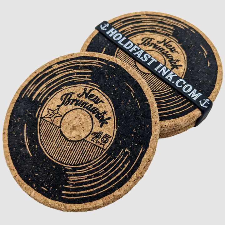 New Brunswick Record Coasters