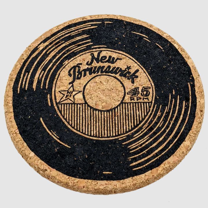 New Brunswick Record Coasters