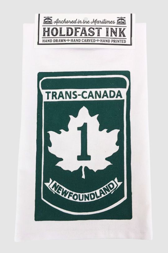 Newfoundland Trans-Canada Tea Towel