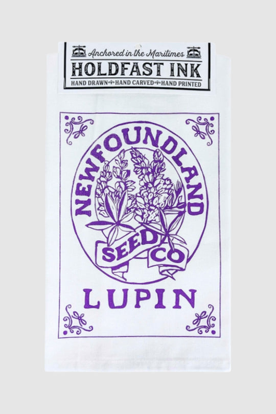 Newfoundland Lupin Tea Towel