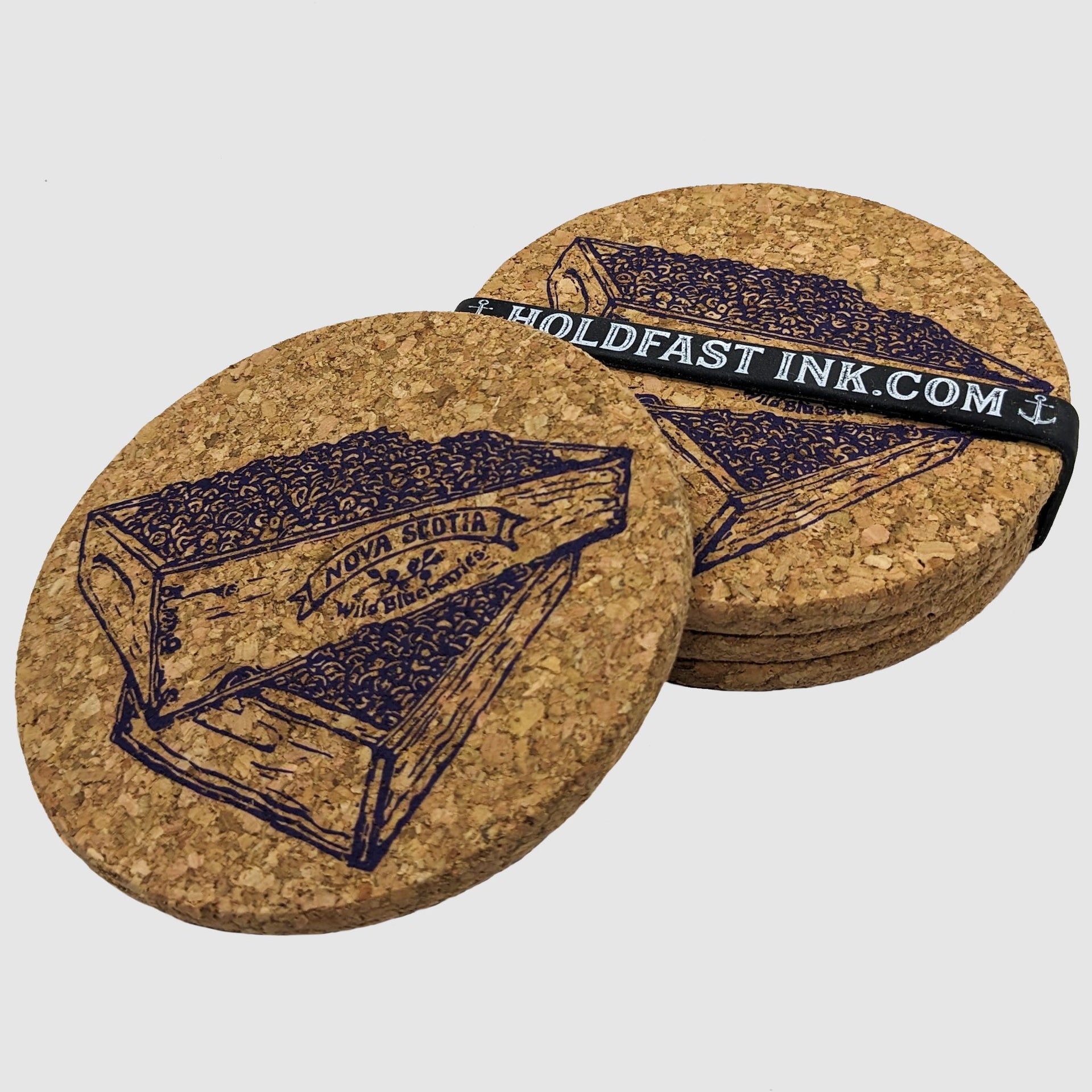 Nova Scotia Wild Blueberries Coasters