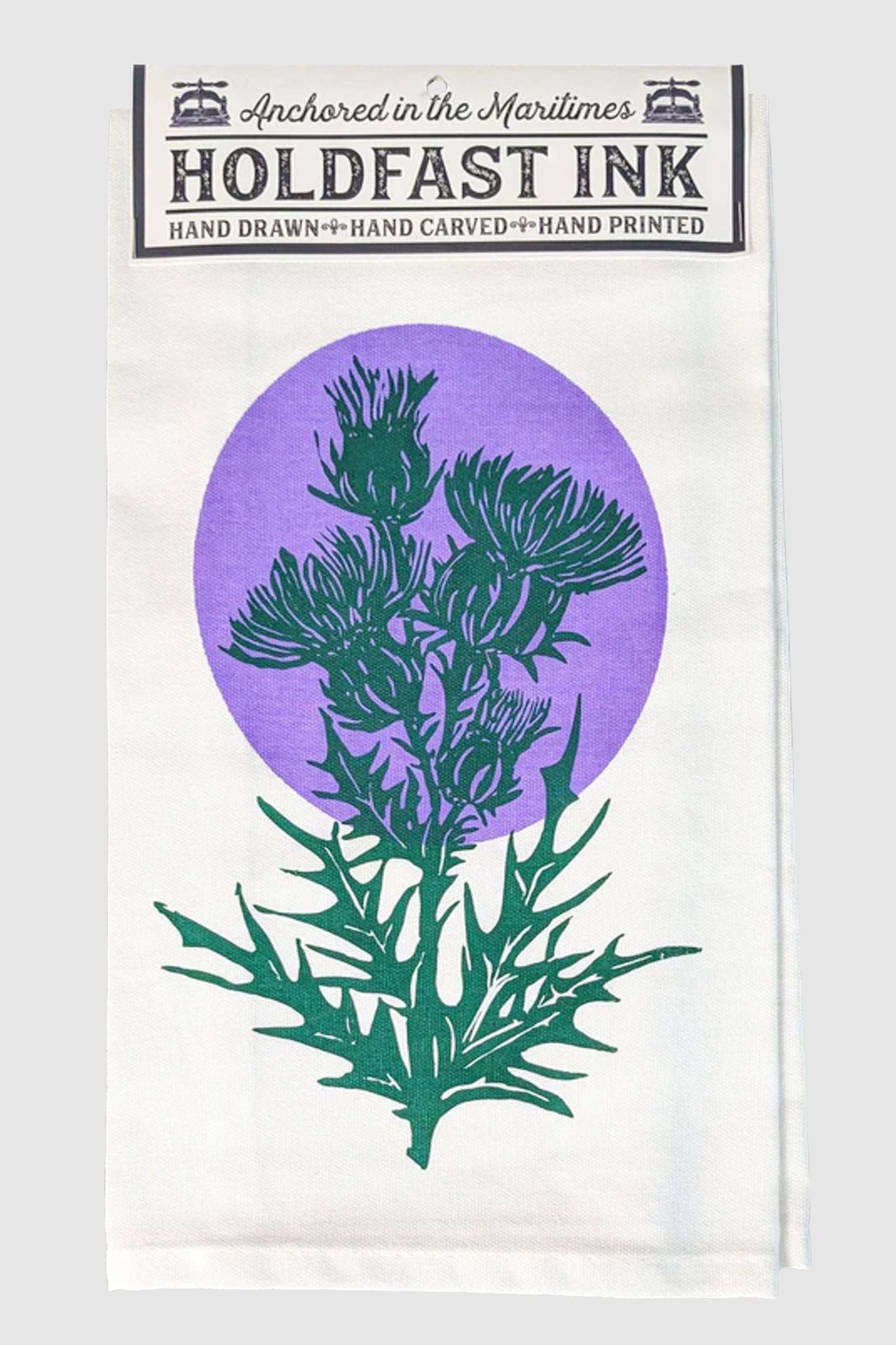 Nova Scotia Scottish Thistle Tea Towel