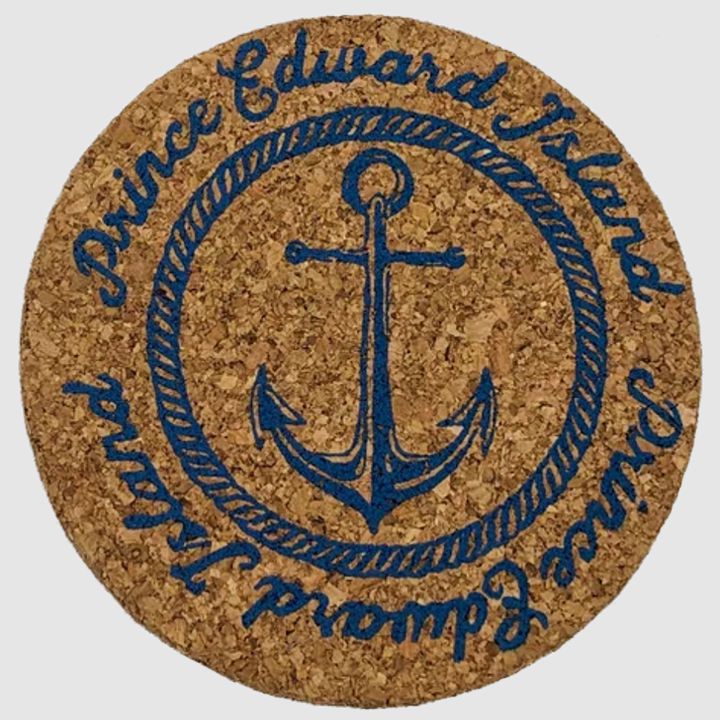 Prince Edward Island Rope Anchor Coasters