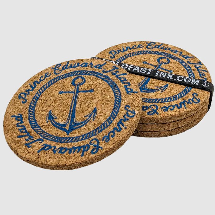 Prince Edward Island Rope Anchor Coasters