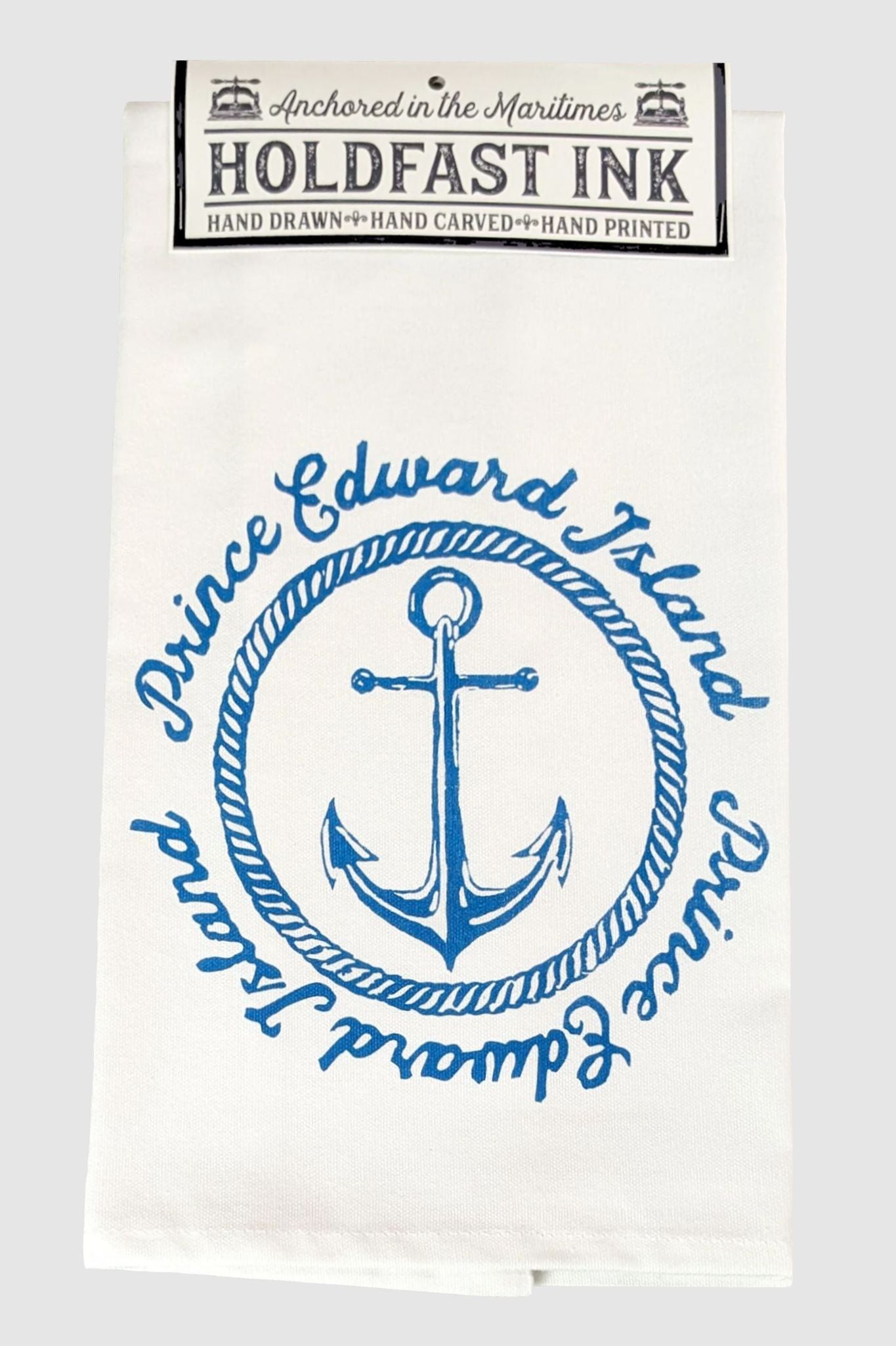Prince Edward Island Rope Anchor Tea Towel