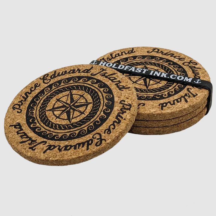 Prince Edward Island Compass Rose Coasters