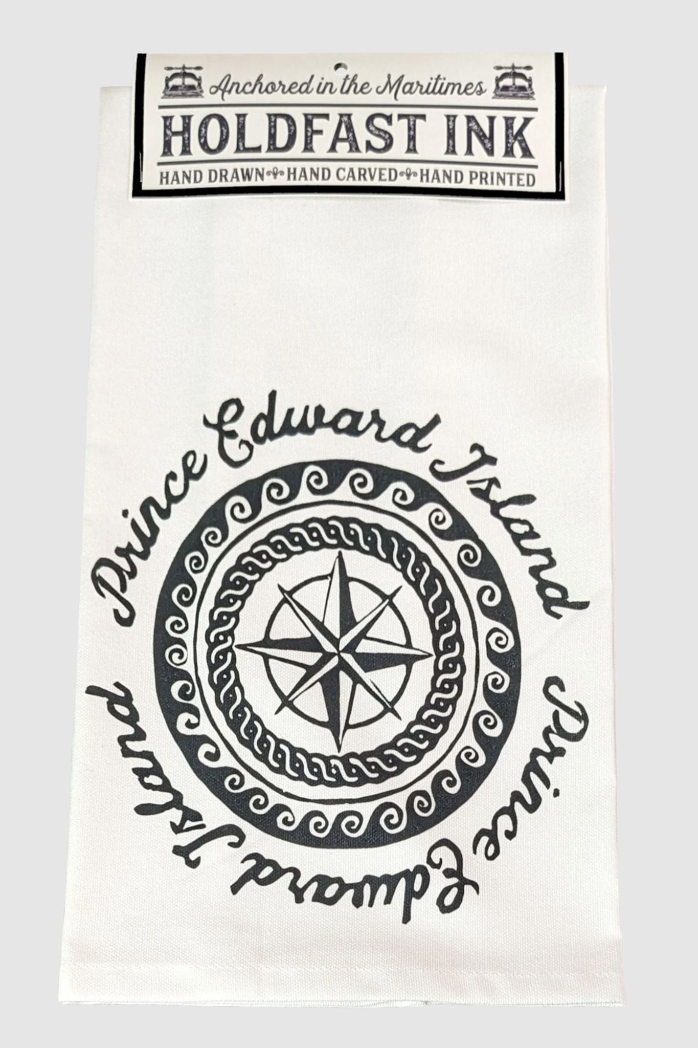 Prince Edward Island Compass Rose Tea Towel