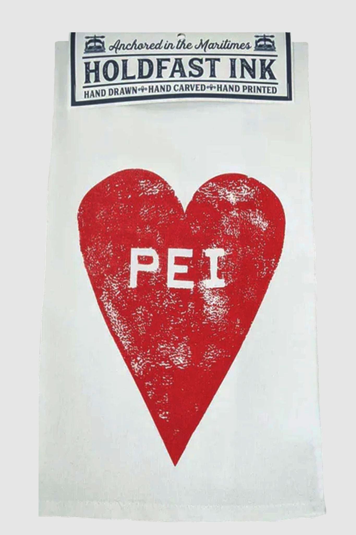 PEI Heart Tea Towel
