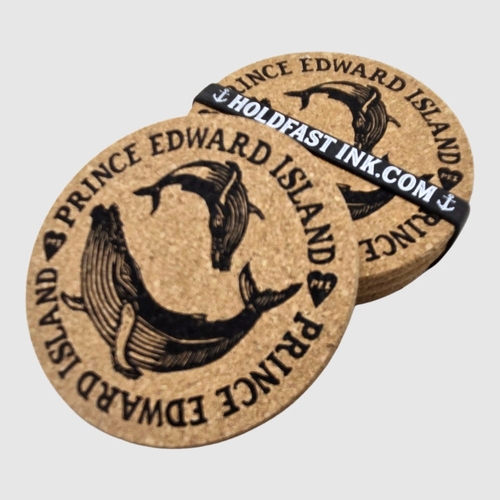 Prince Edward Island Humpback Whale Pair Coasters
