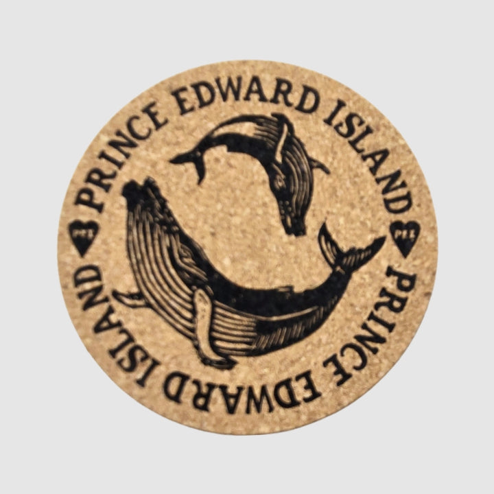 Prince Edward Island Humpback Whale Pair Coasters