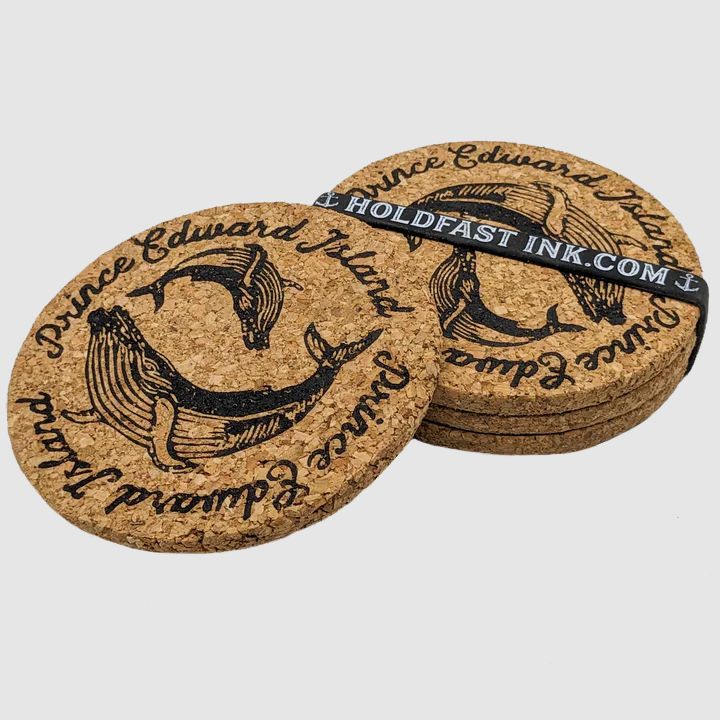 Prince Edward Island Humpback Whale Pair Coasters