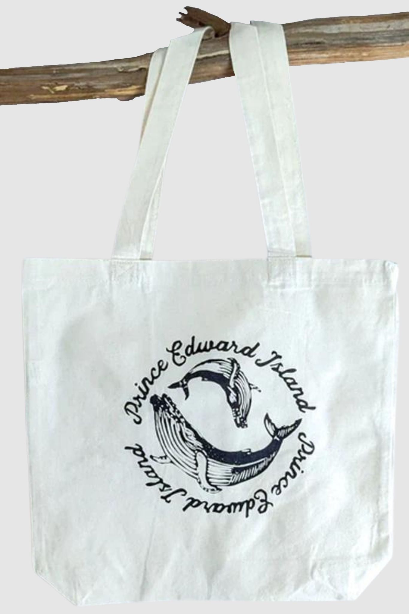 Prince Edward Island Humpback Whale Pair Tote Bag
