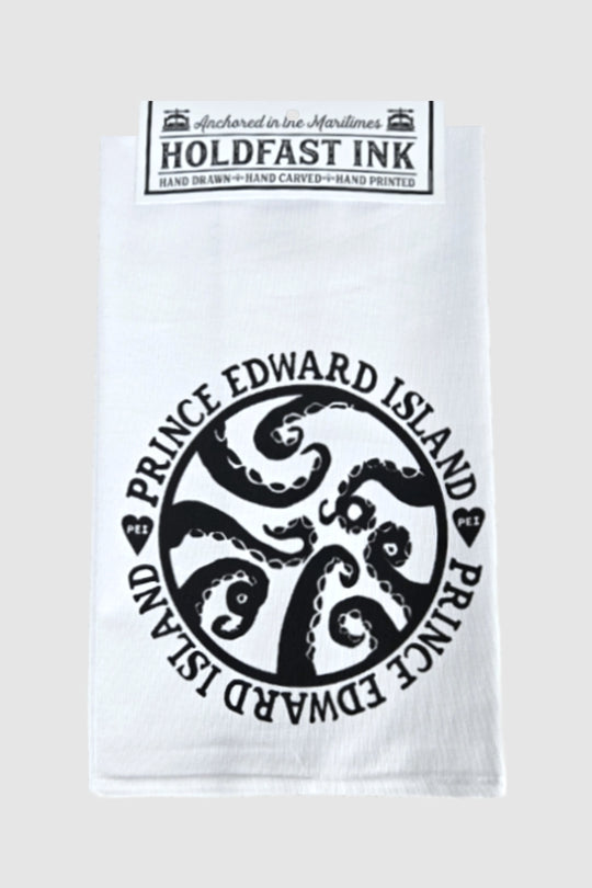 Prince Edward Island Octopus Tentacles Tea Towel