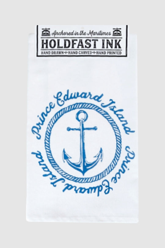 Prince Edward Island Rope Anchor Tea Towel