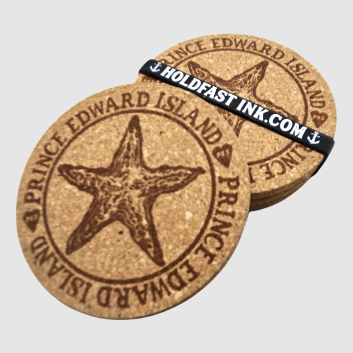 Prince Edward Island Starfish Coasters