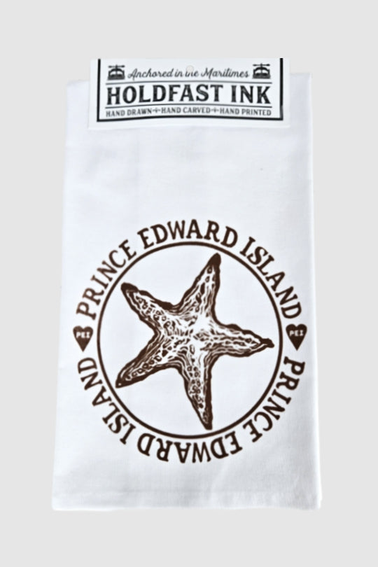 Prince Edward Island Starfish Tea Towel