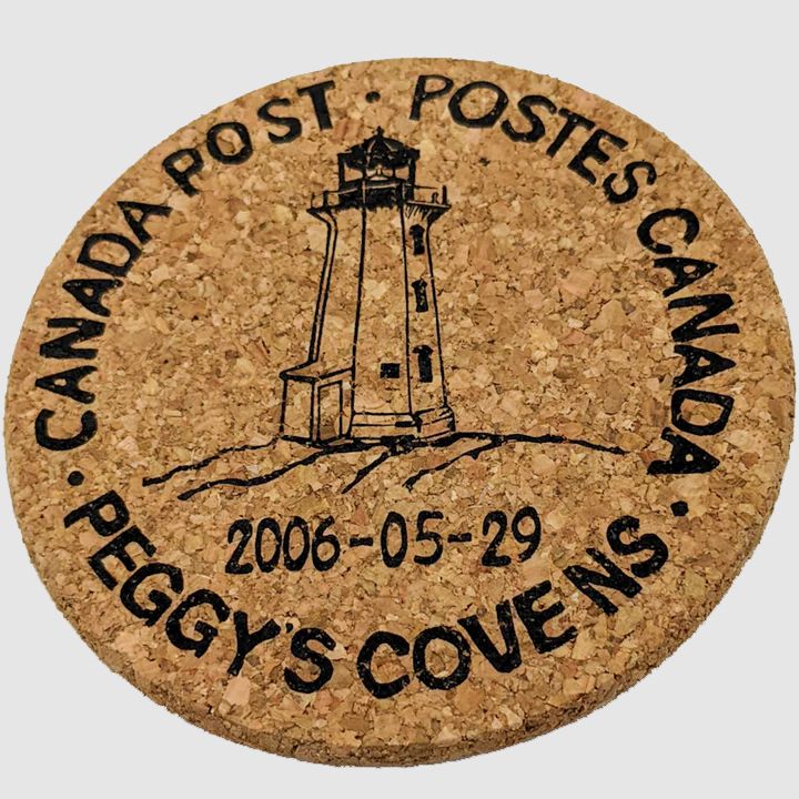 Peggy's Cove Vintage Postmark Coasters