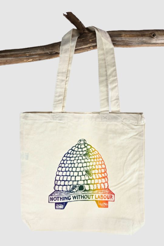 PRIDE Bee Skep Tote Bag