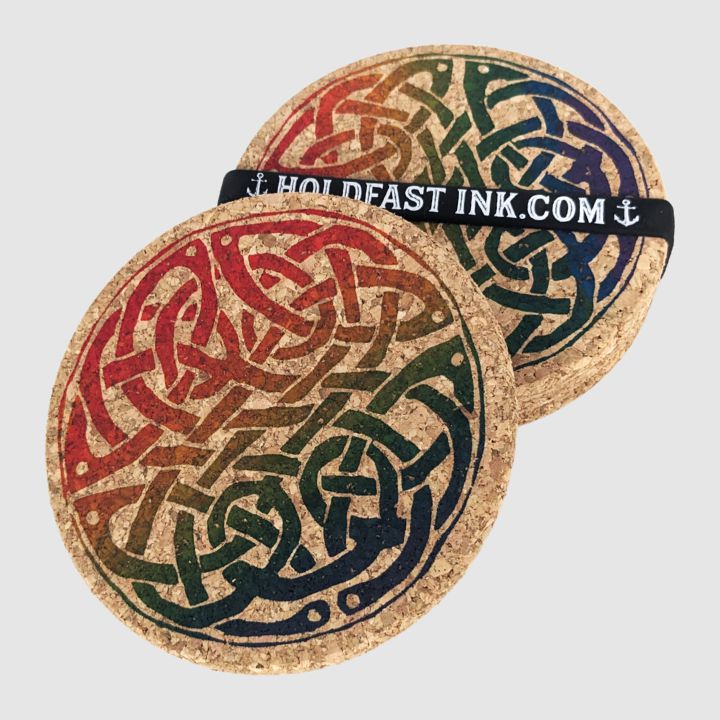 PRIDE Celtic Knot Coasters