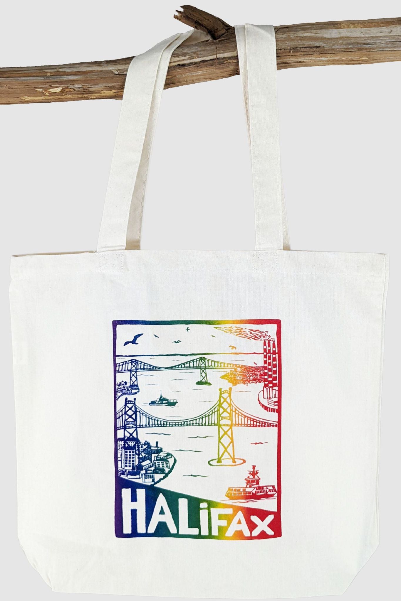 PRIDE Halifax Bridges Tote Bag