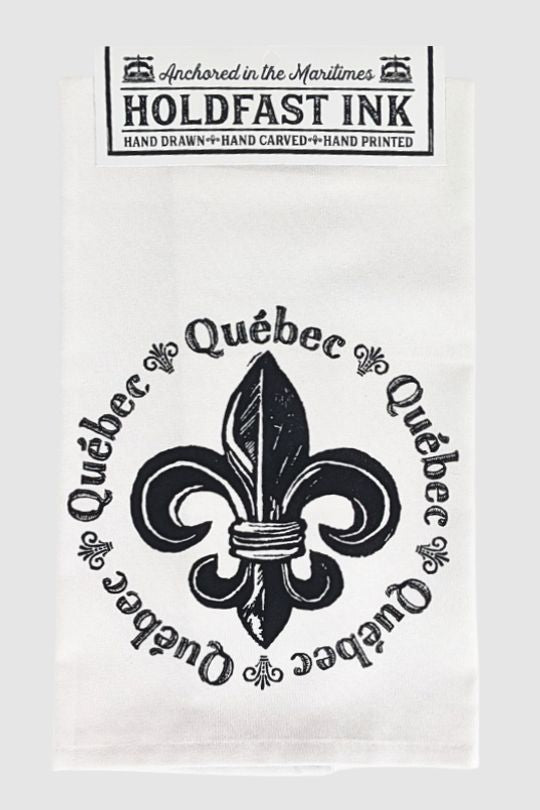 Québec Fleur-de-lis Tea Towel