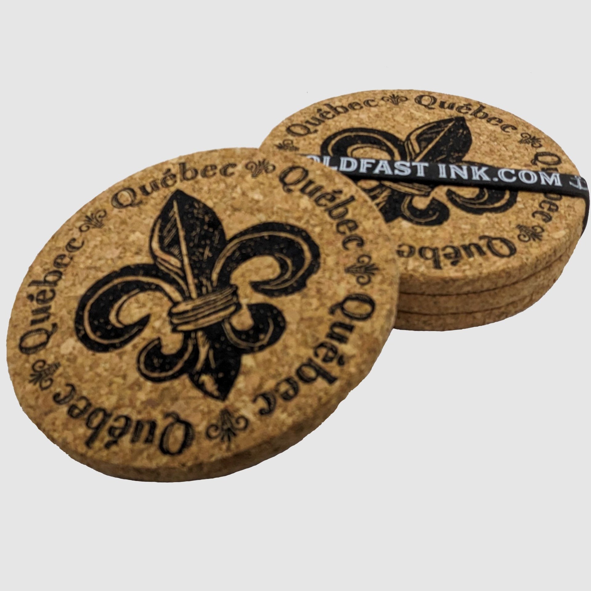 Québec Fleur-de-lis Coasters