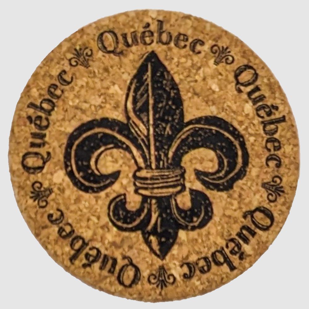 Québec Fleur-de-lis Coasters