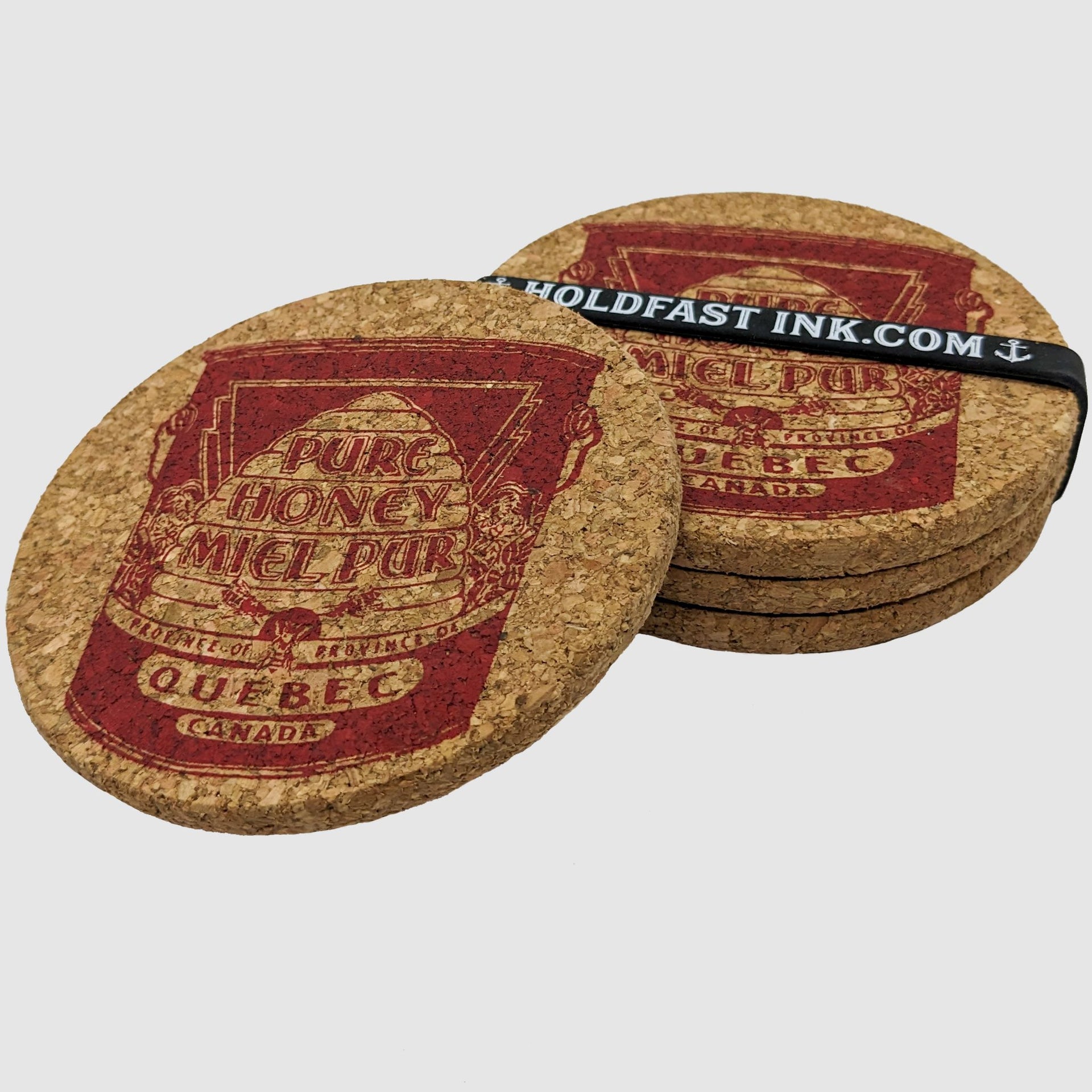 Québec Honey Coasters