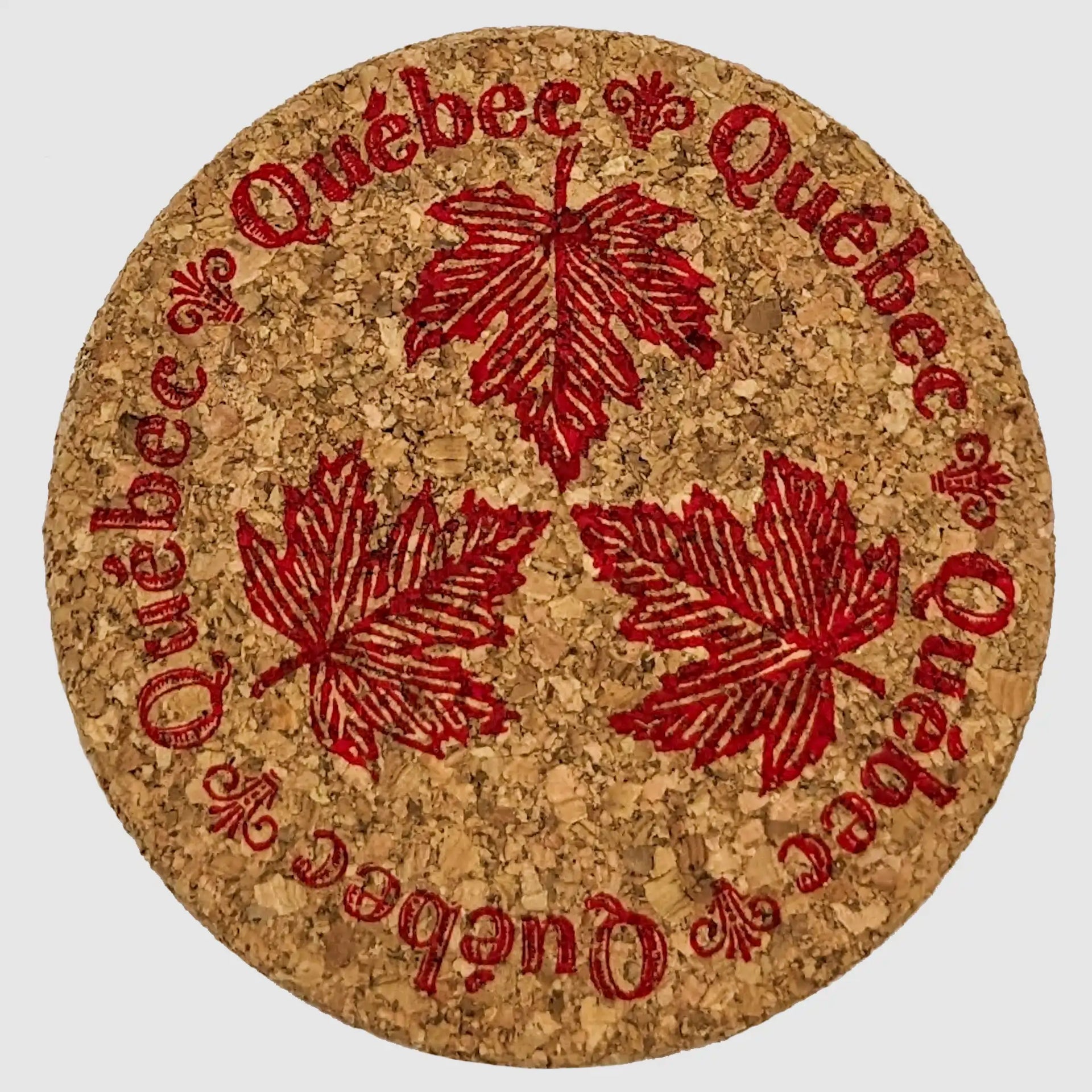 Québec Maple Leaves Trio Coasters