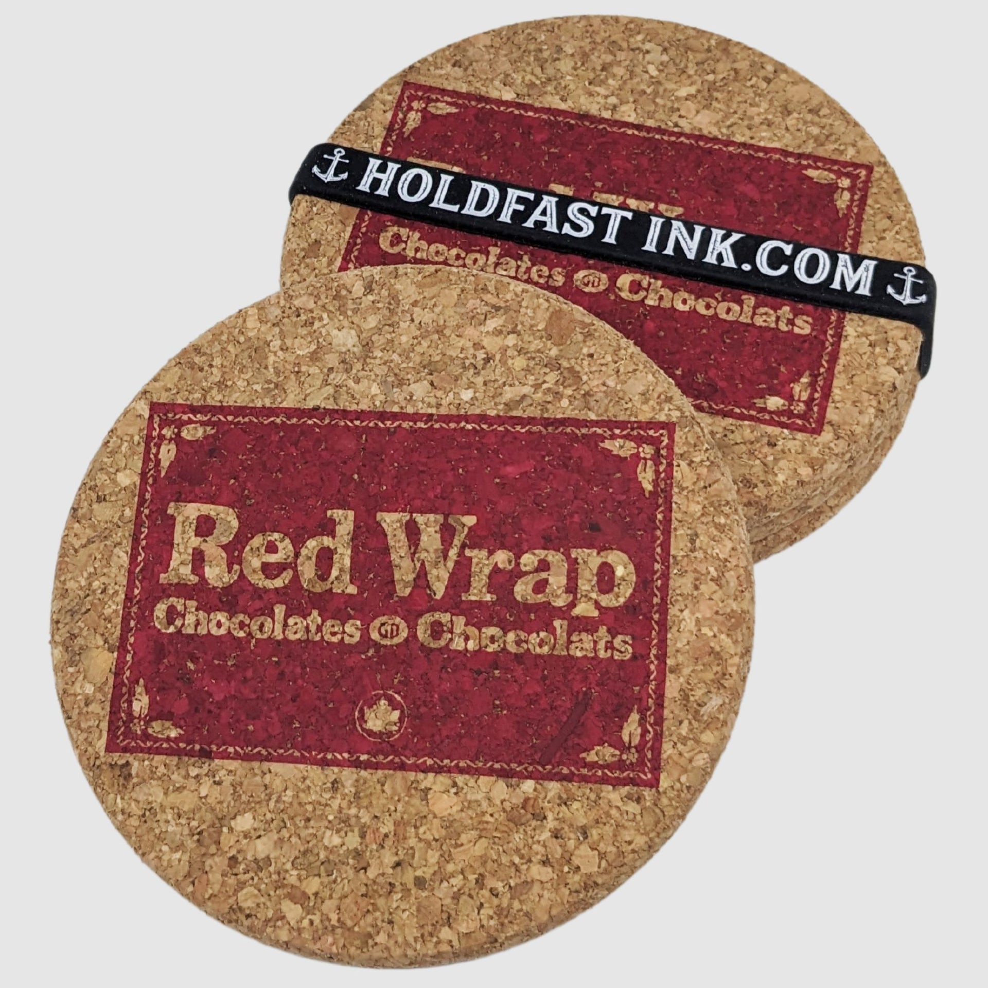 Ganong Red Wrap Coasters