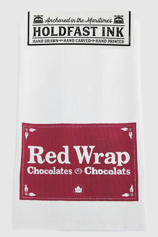 Ganong Red Wrap Tea Towel