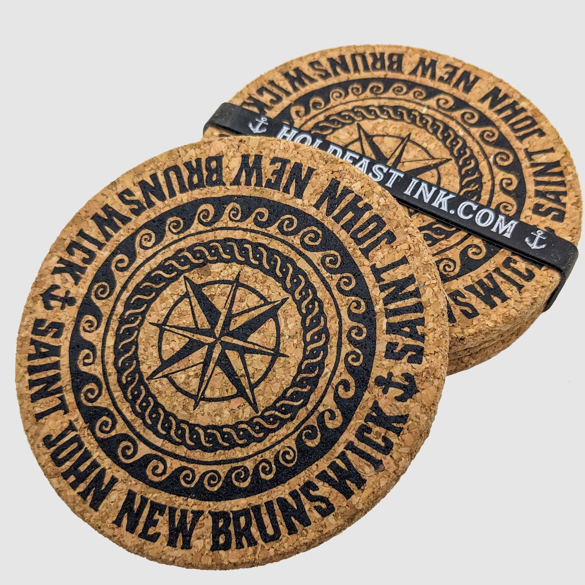 Saint John Compass Rose Coasters
