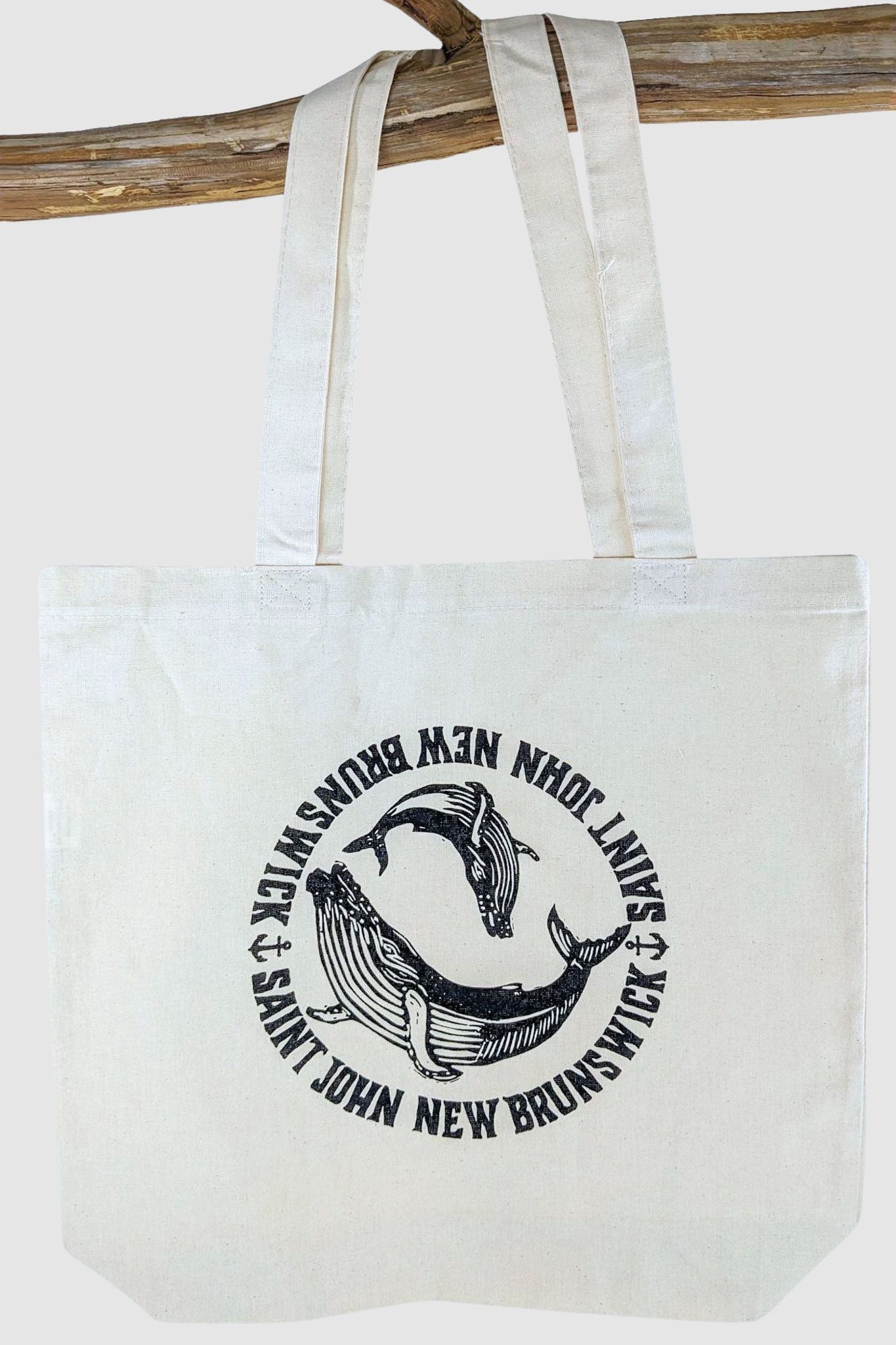 Saint John Humpback Whale Pair Tote Bag