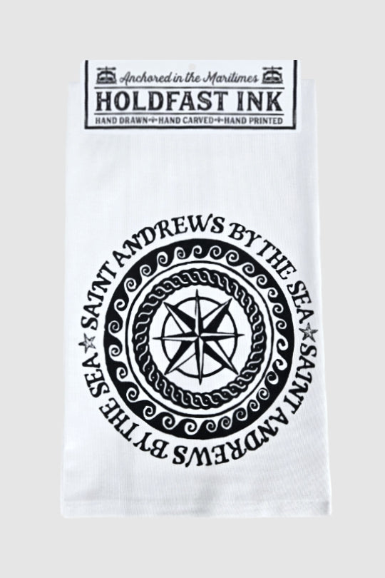 St. Andrews Compass Rose Tea Towel