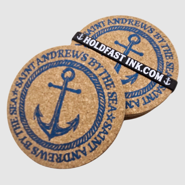 St. Andrews Rope Anchor Coasters