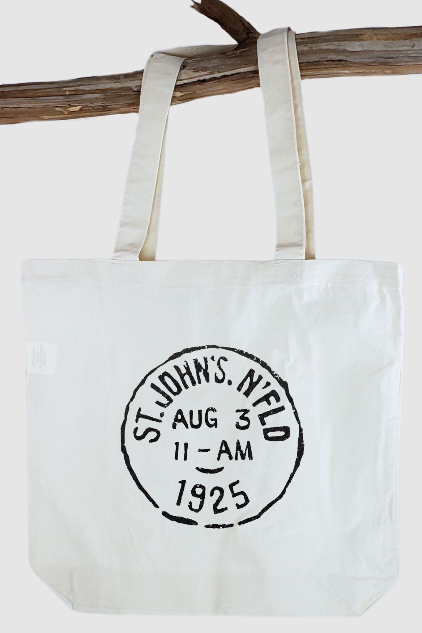 St. John's Vintage Postmark Tote Bag