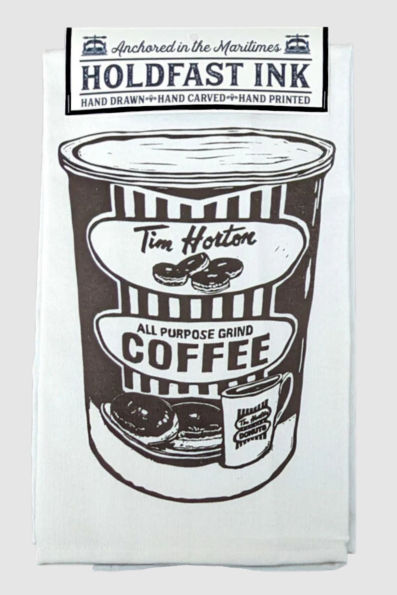 Vintage Tim Hortons Tin Tea Towel