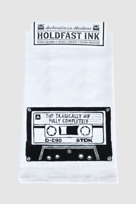 Tragically Hip Cassette Tea Towel