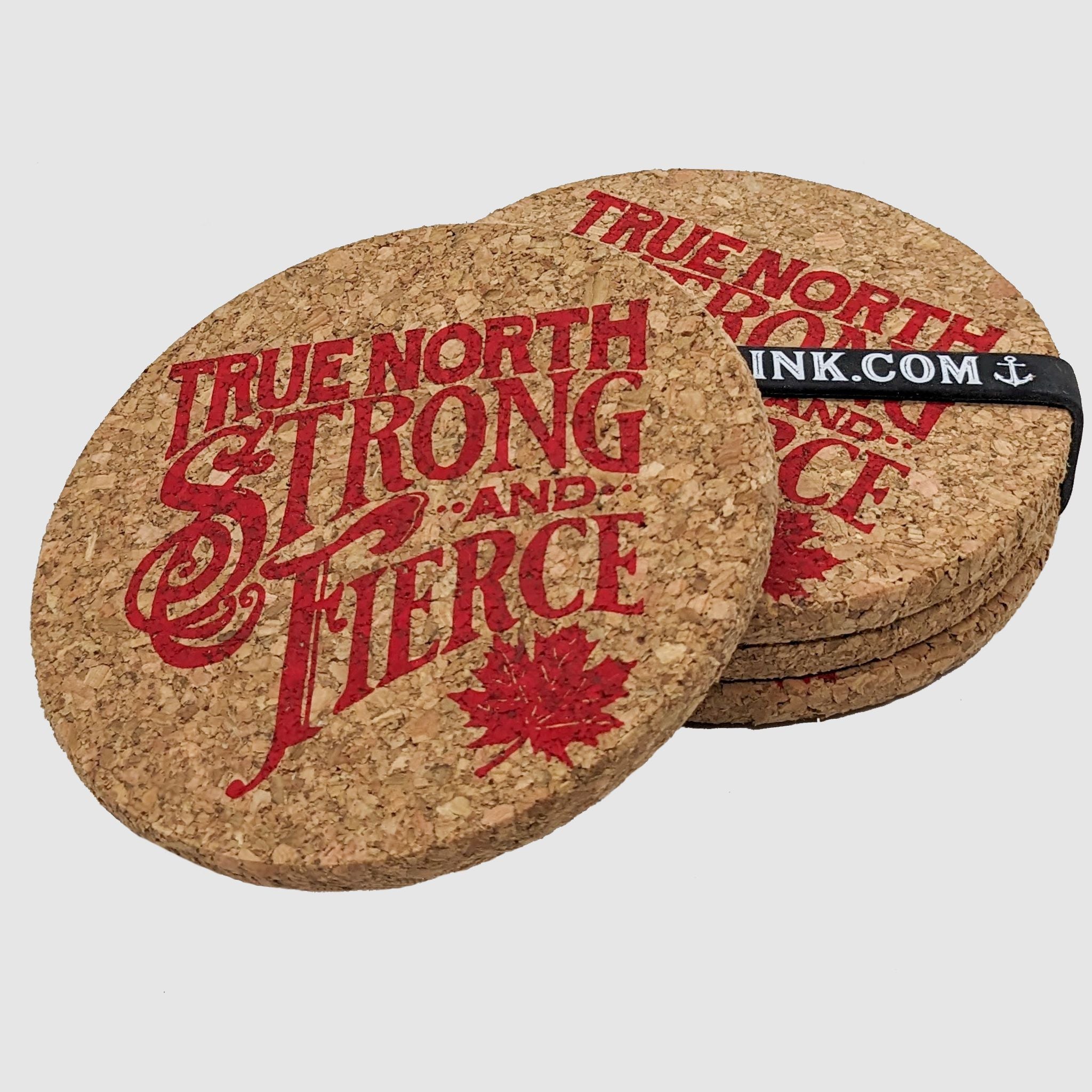 True North Strong & Fierce Coasters