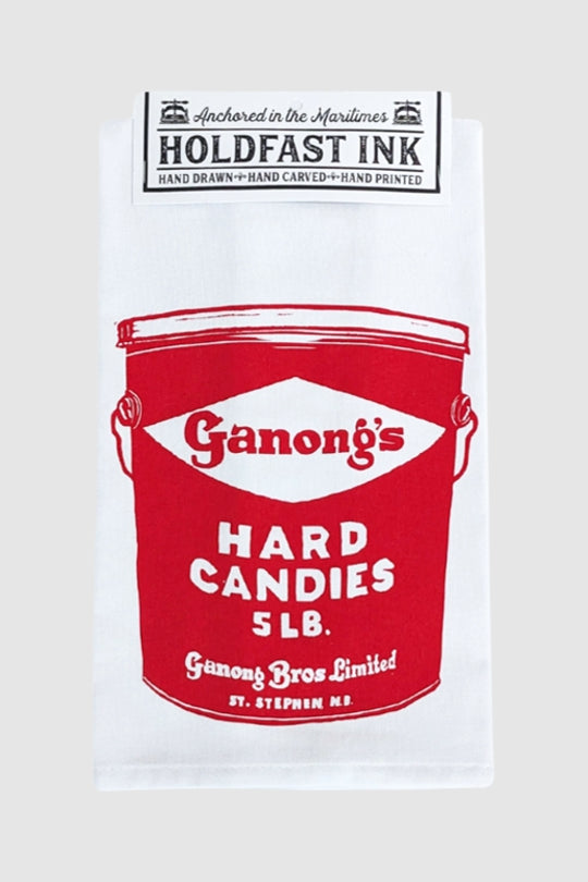 Vintage Ganong Tin Tea Towel