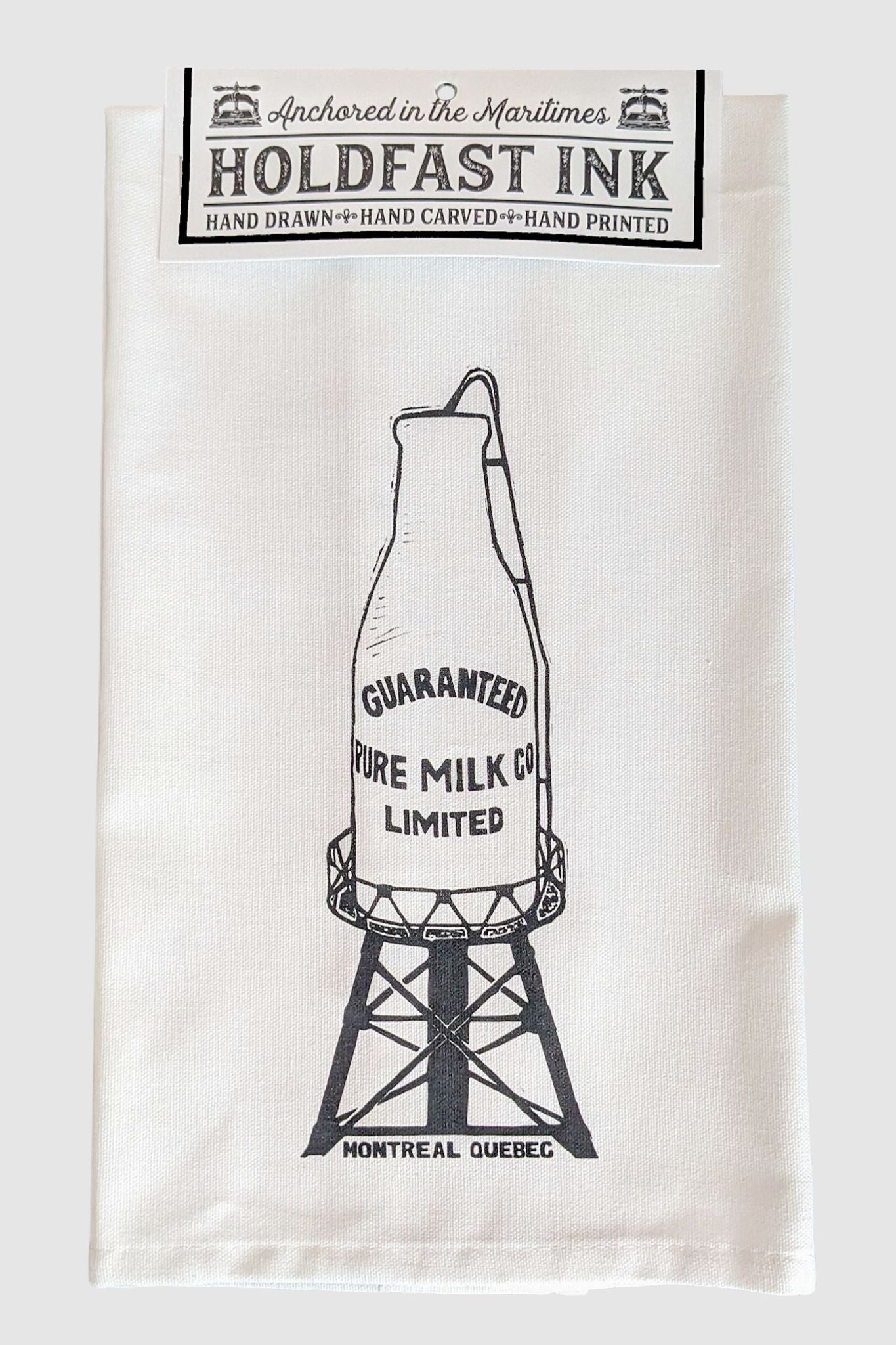 Guaranteed Pure Milk Water Tower Tea Towel